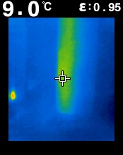 infra termo kamera - zateplenie, okna, dom, miestnosti 