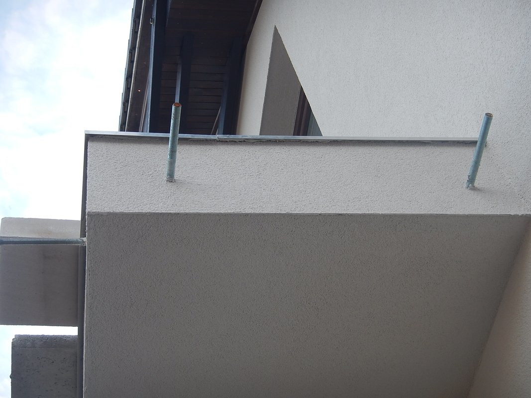 Okapove listy, balkon, dlazba, hydroizolacia