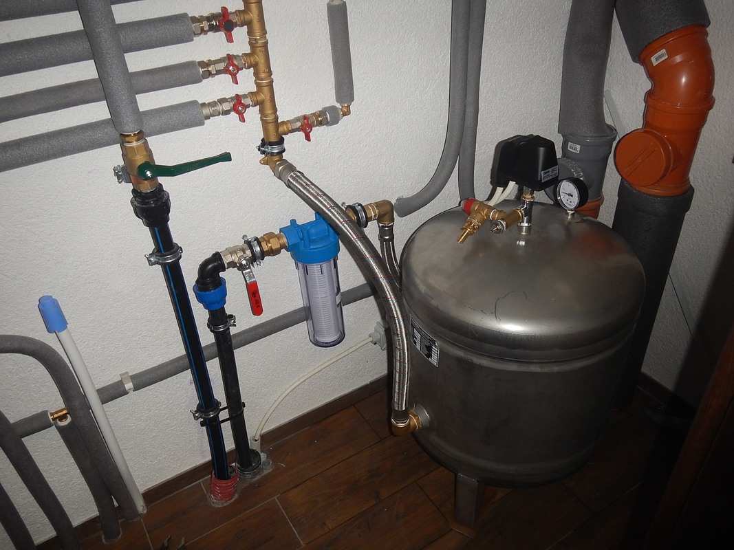 poistny ventil, expanzna nadoba,domaca vodaren, studna, voda, filter, rozvody vody